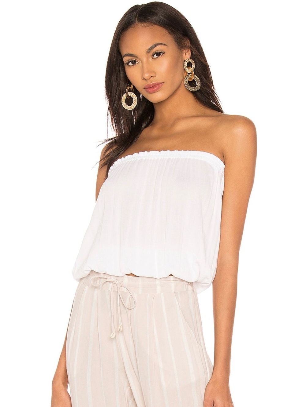White Tube Top Size M/L